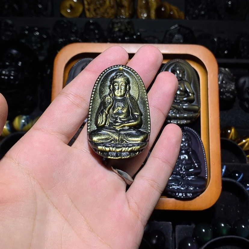 【闪购商品】未镶嵌黑曜岩珠宝奇石?****嘛