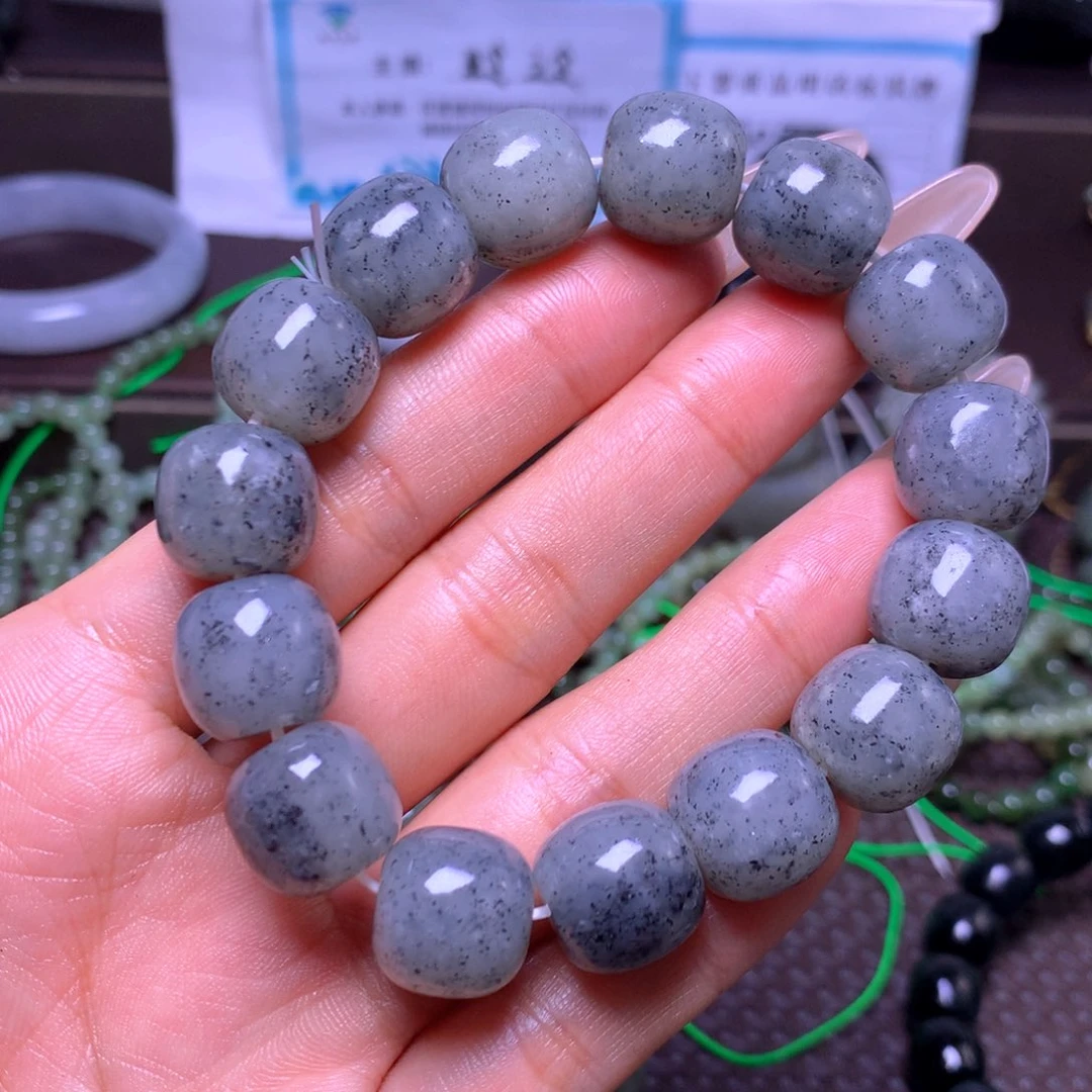 和田玉未镶嵌手串卡14