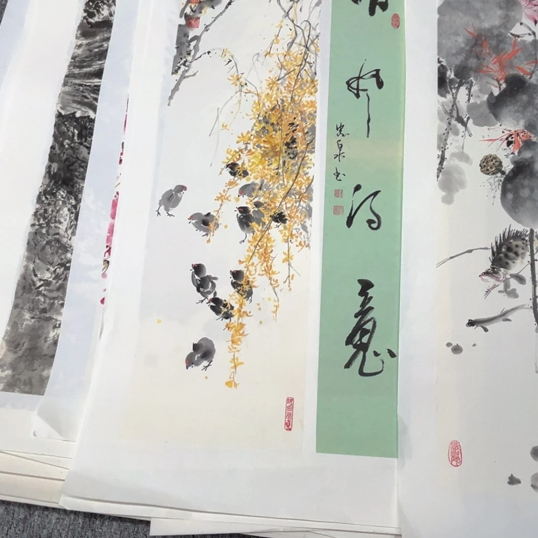 尚***士国画绘画作品多次参加全国