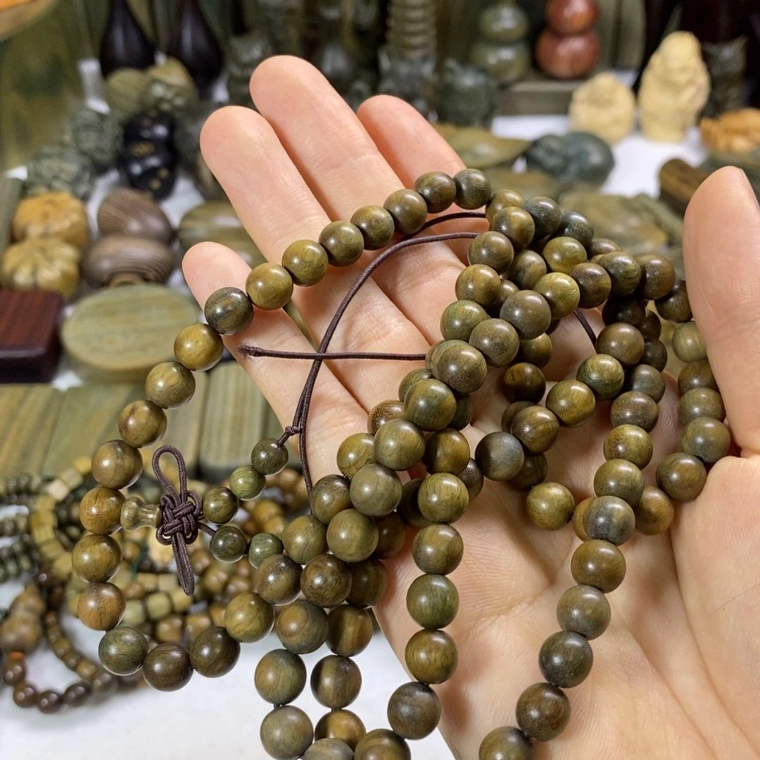 车***爵木绿檀木料工艺品