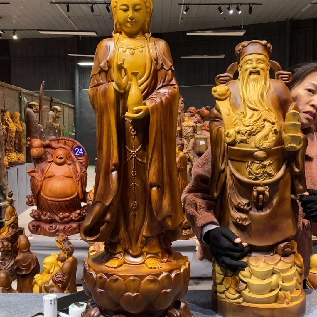 姜***厂香樟木1米精品净瓶观音