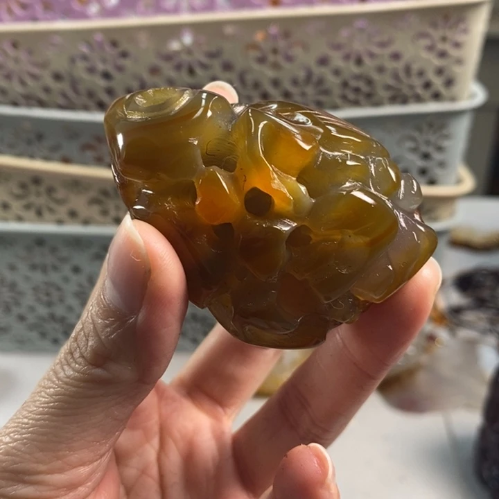 玛瑙/玉髓吊坠(不含链)未镶嵌