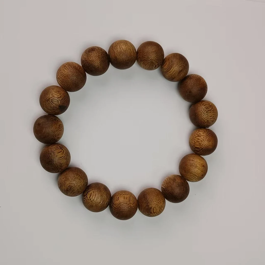 lot004-海南莺歌绿奇楠沉香-圆形-14mm*17颗
