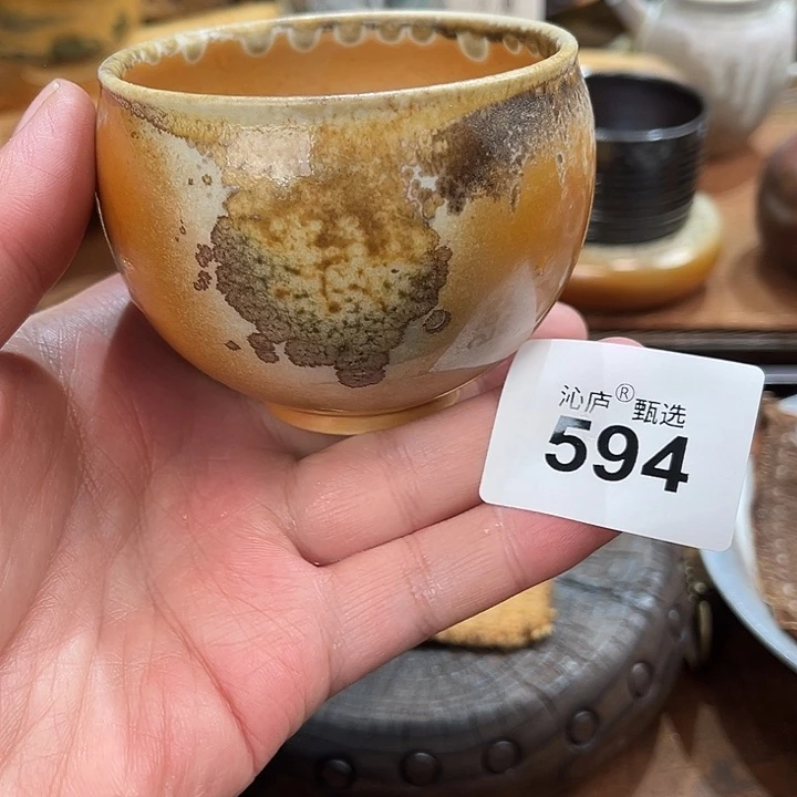 沁庐柴窑古法柴烧全手工茶具
