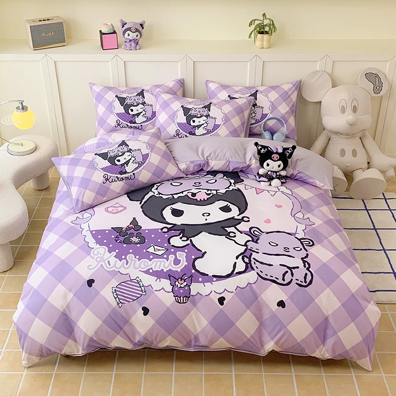 乐童 酷酷米数码定位印花三件套四件套可爱