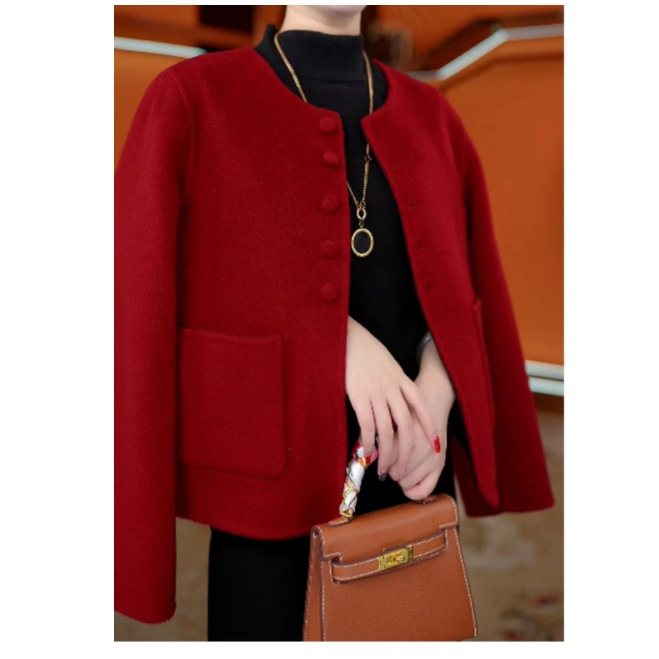 2025秋季新款流行气质优雅短外套双面双穿设计高级感上衣