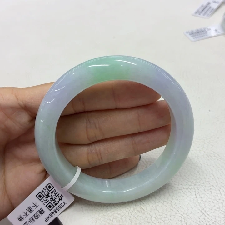 未镶嵌手镯翡翠缅甸翡翠手镯57.5