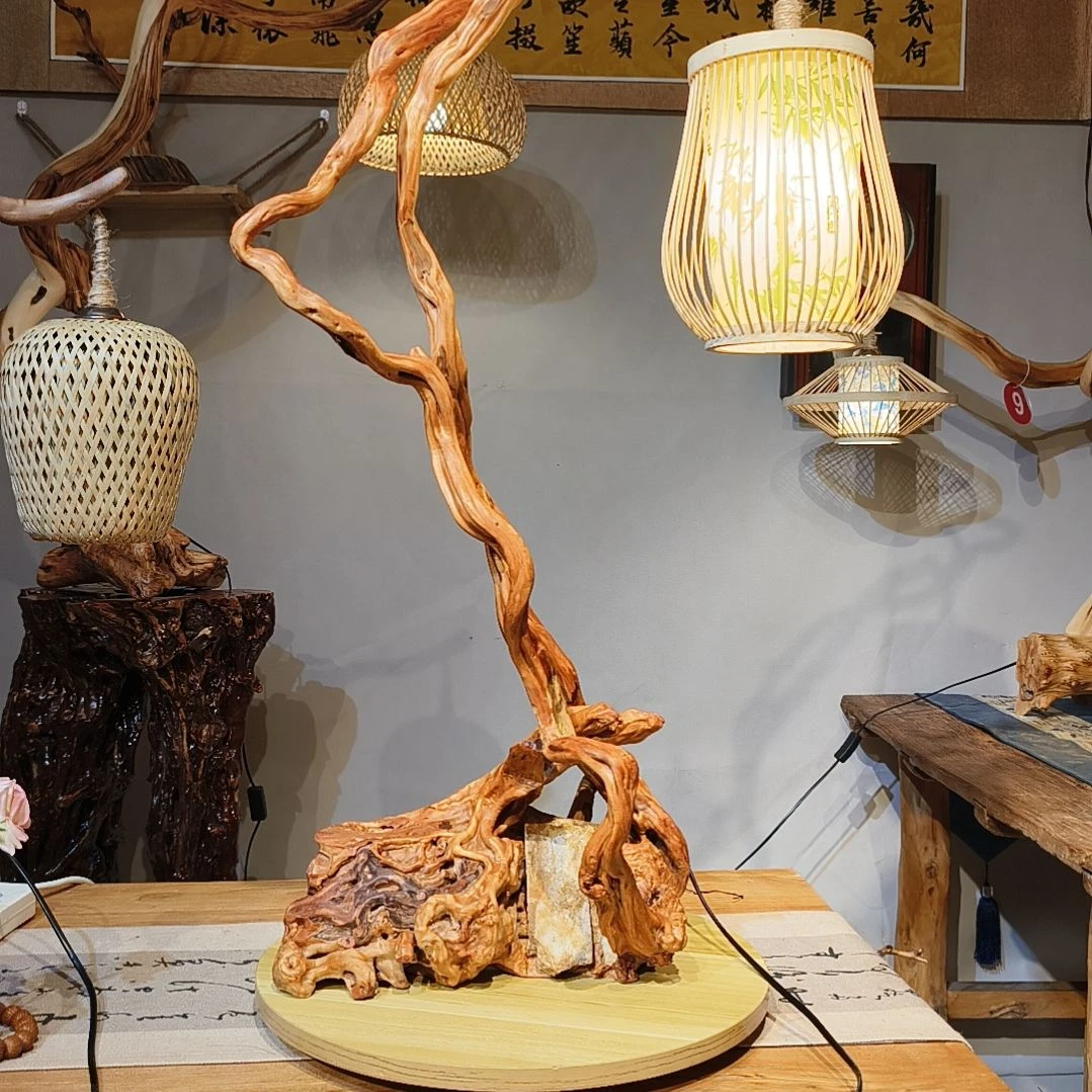 亿***莯木随形意境摆件茶灯