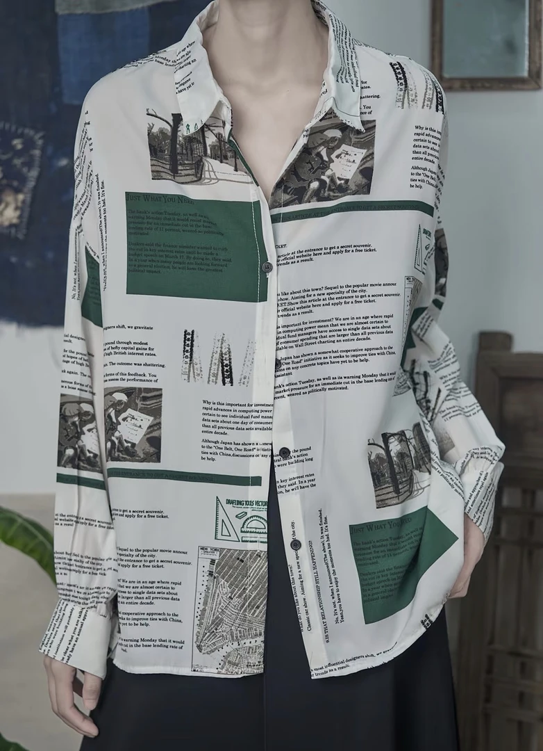 Vintage复古港风衬衫