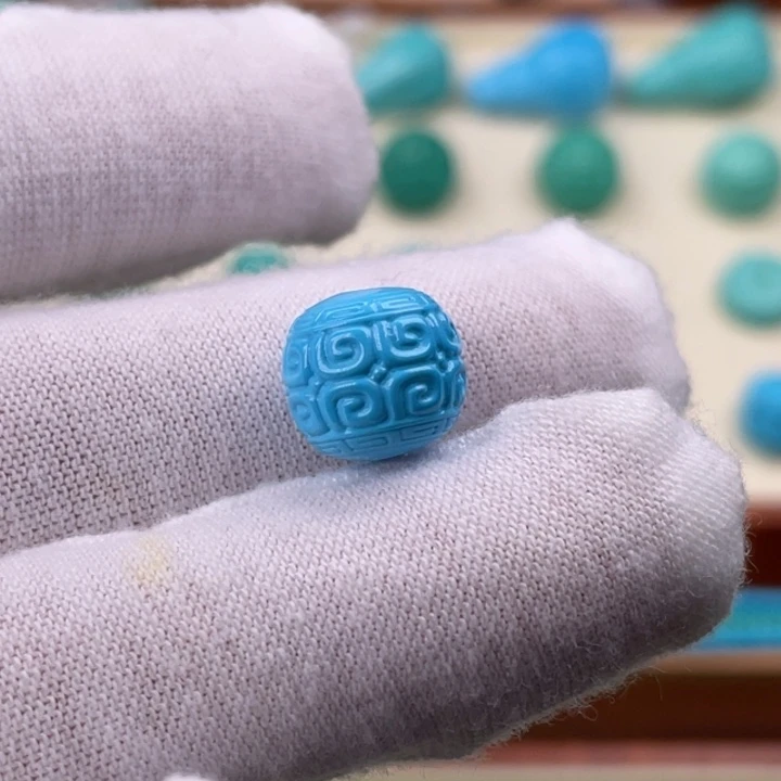 精品蓝色回纹卡11mm