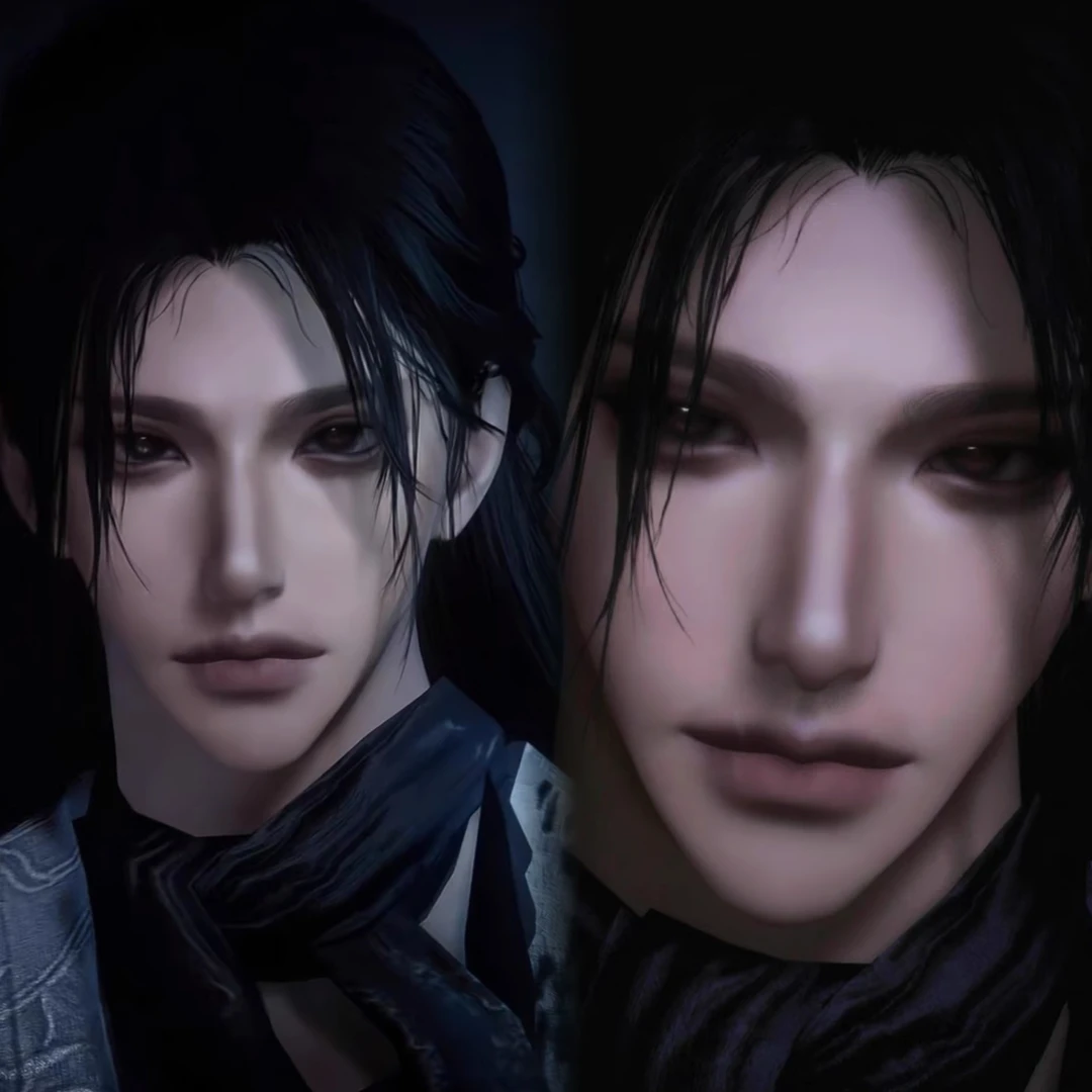 潭云 KK 燕云十六声端游手游通用男捏脸包全门派通用