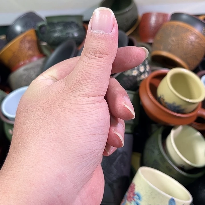 茶杯紫砂品**生全手工紫砂主人杯