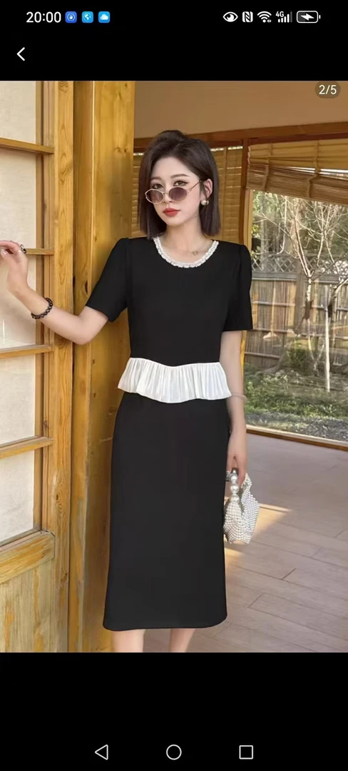 亏本清仓2025夏季时尚百搭法式修身显瘦减龄气质