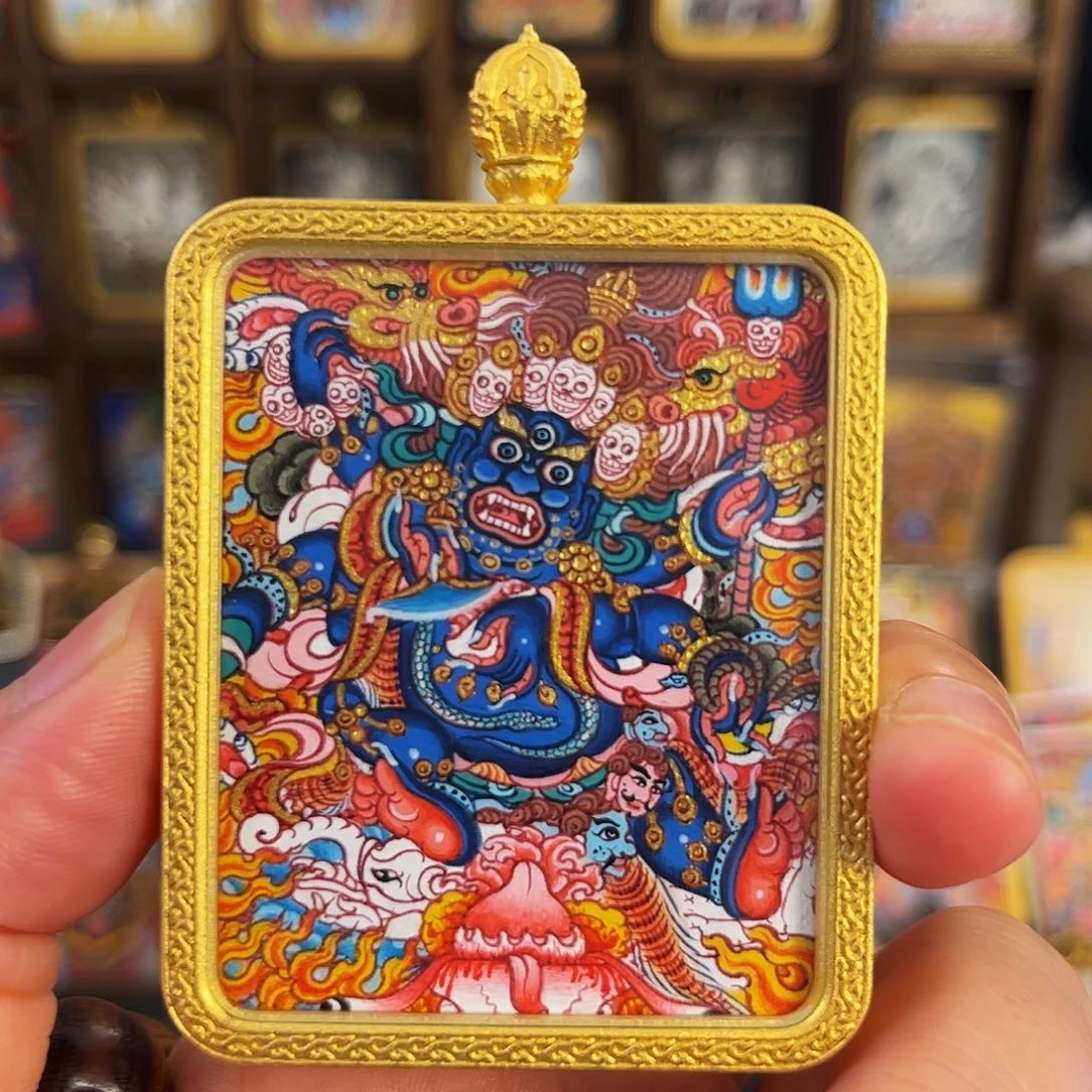 青海手工绘制大黑天