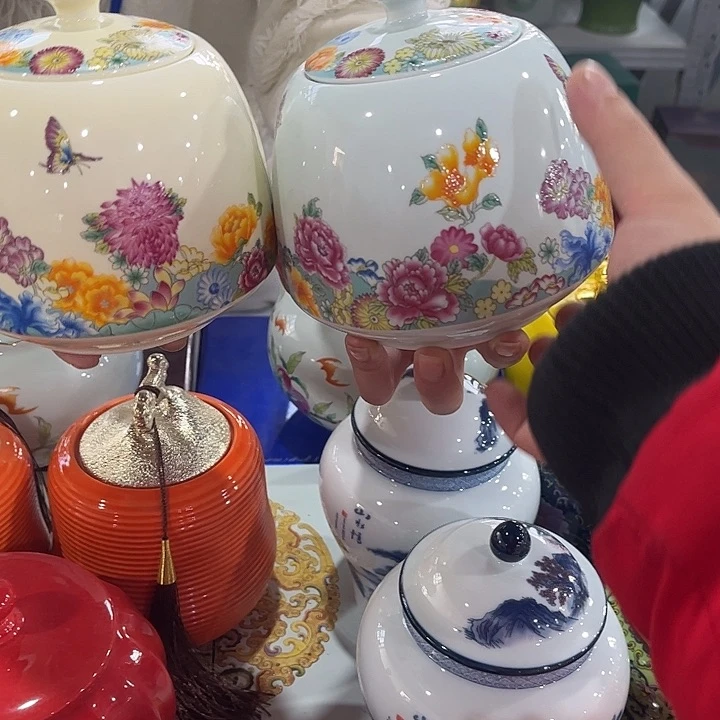 其他陶瓷茶叶摆件茶叶罐