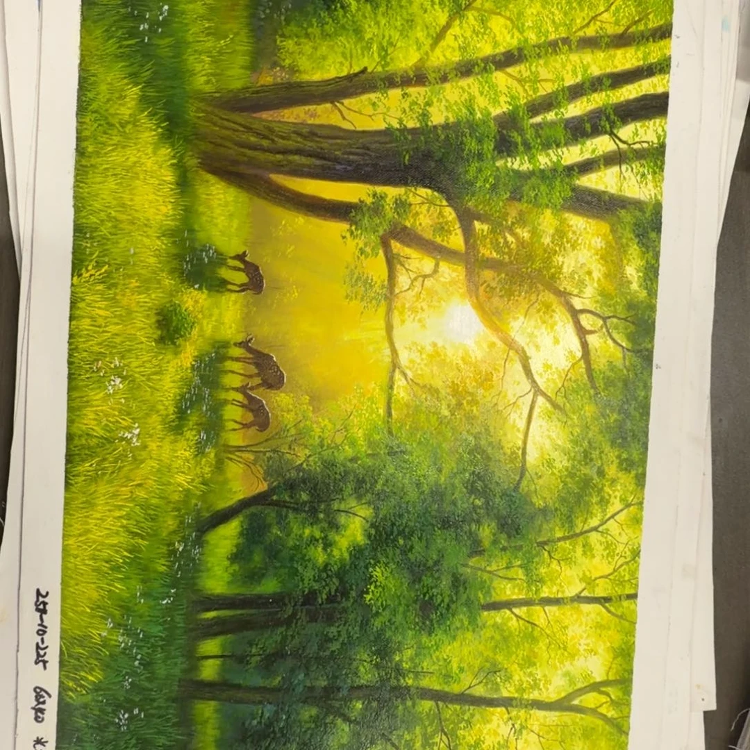 油画加油加油努力加油努力