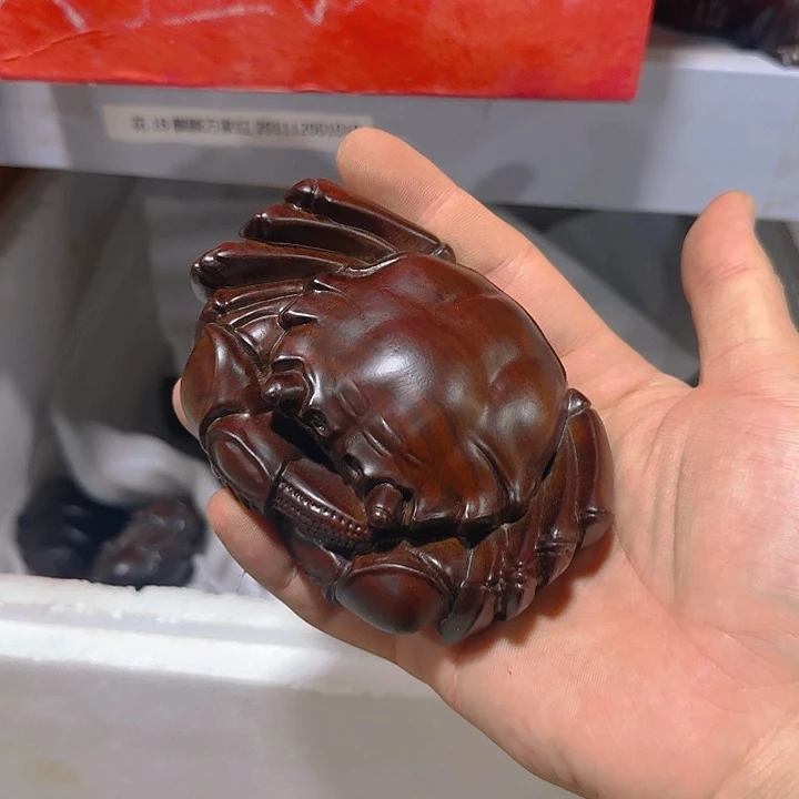 木黑檀木10螃蟹一只