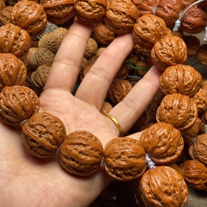 文玩核桃吊坠吞*鱼粗筋八棱