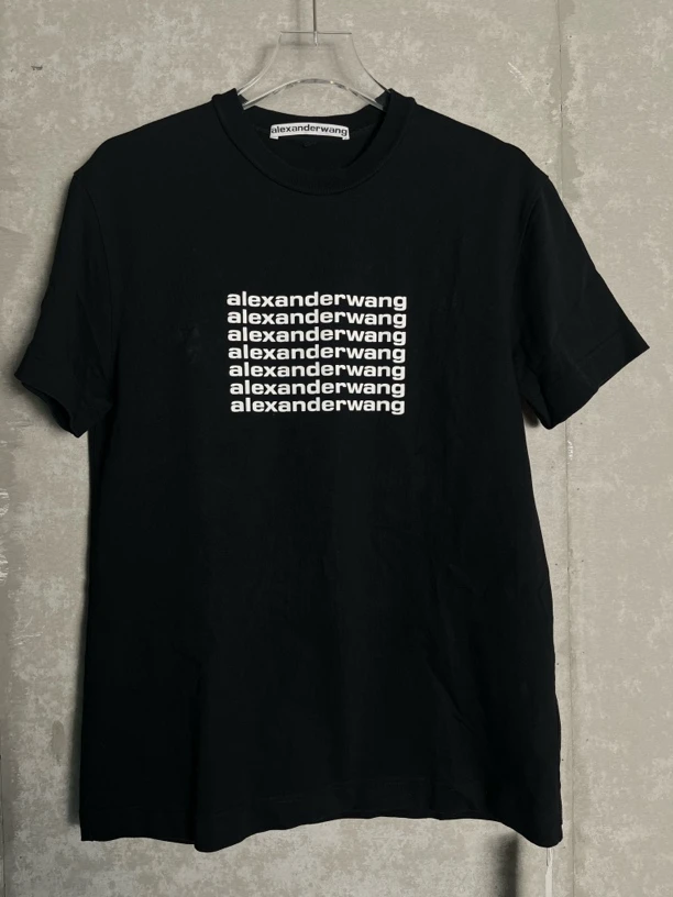未使用 maje S*1/Alexander wang大王 弹幕标语短袖/07896