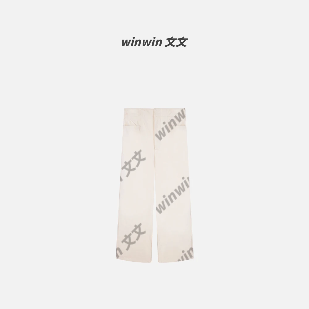 【秀场皮裤】文文私服 秋季时尚气质百搭休闲设计感裤子WWQ5KZ2050