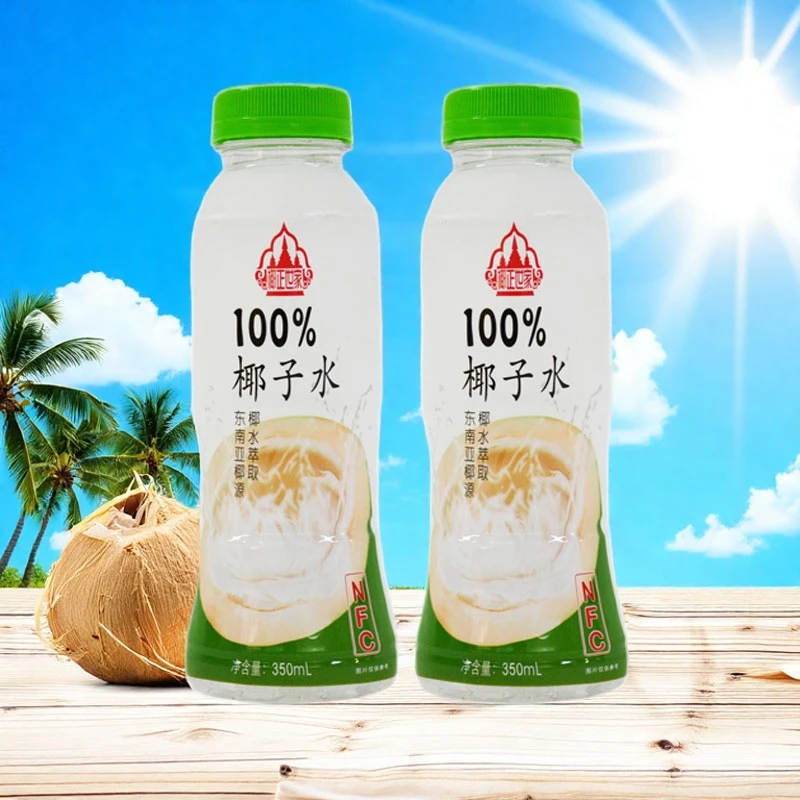 椰子水饮料天然100%经典老牌椰子汁椰正饮品正品孕妇 350mlx6瓶装