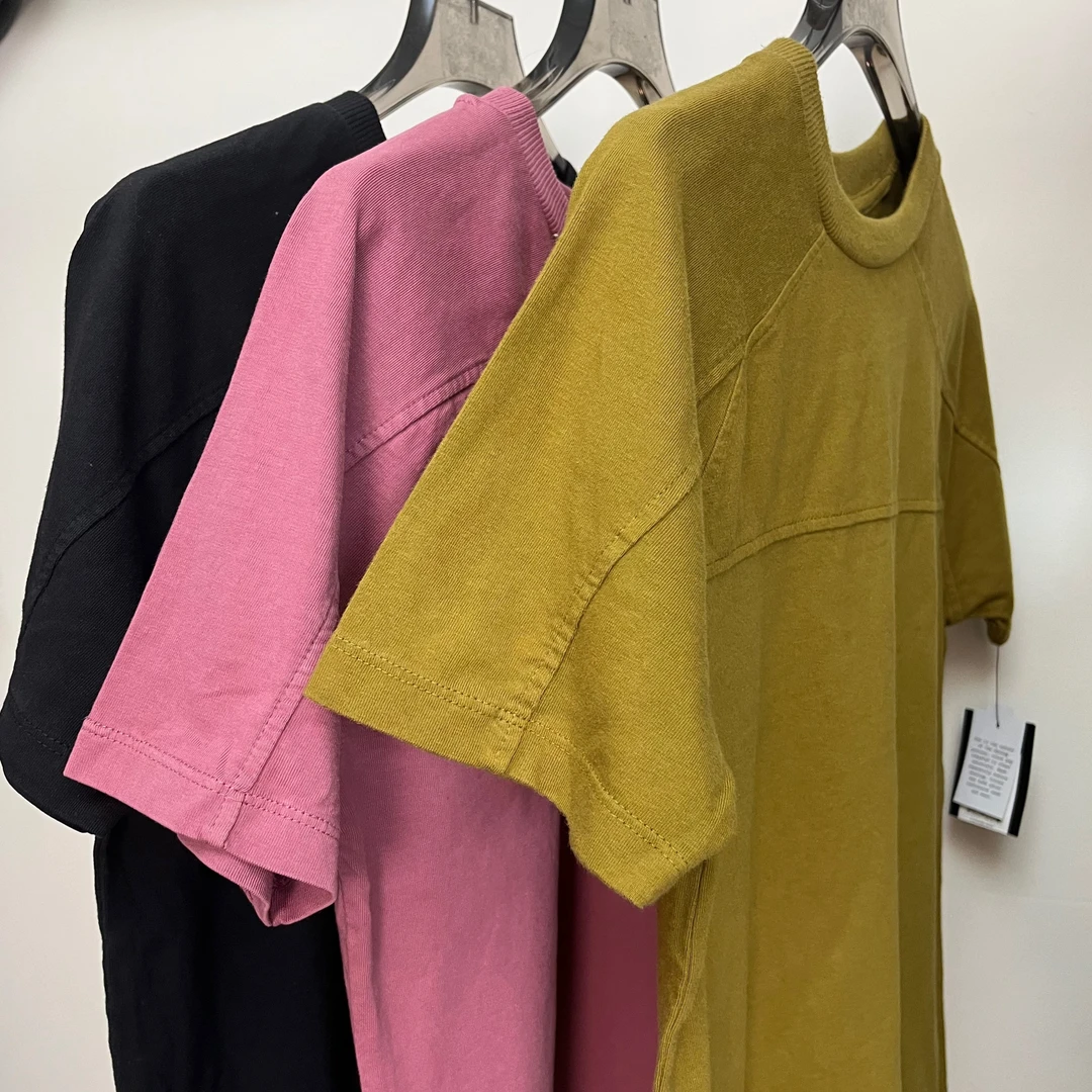 水洗棉立体解构设计插肩袖T恤