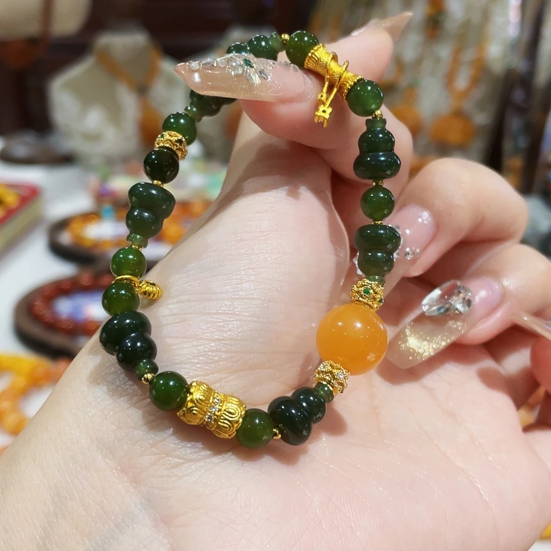 蜜蜡未镶嵌手链手串