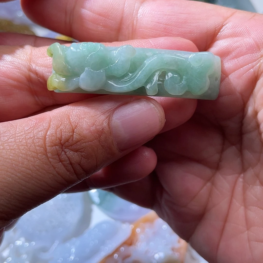 颈饰未镶嵌翡翠翡玉缘翡翠