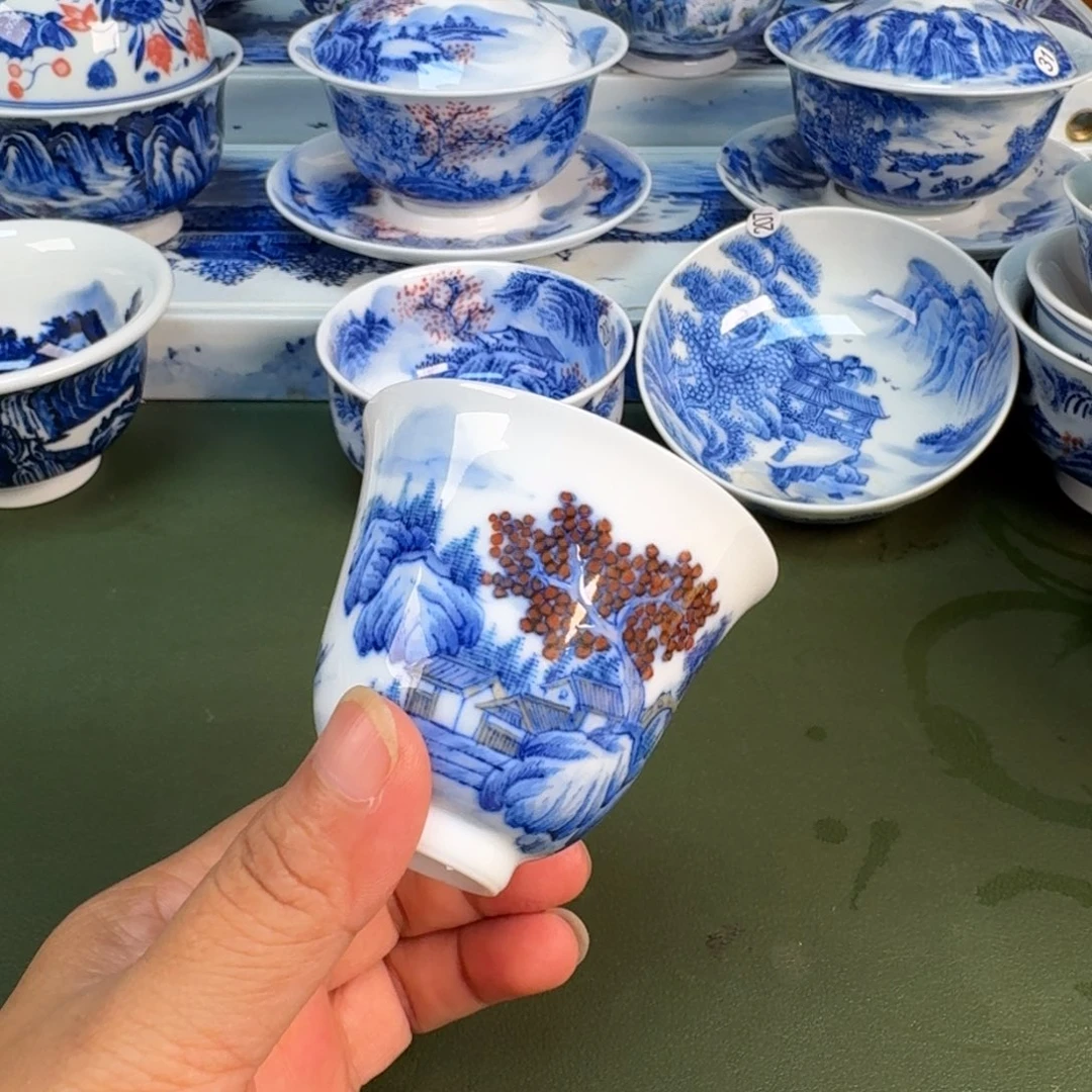 景德镇纯手绘茶具圆圆283
