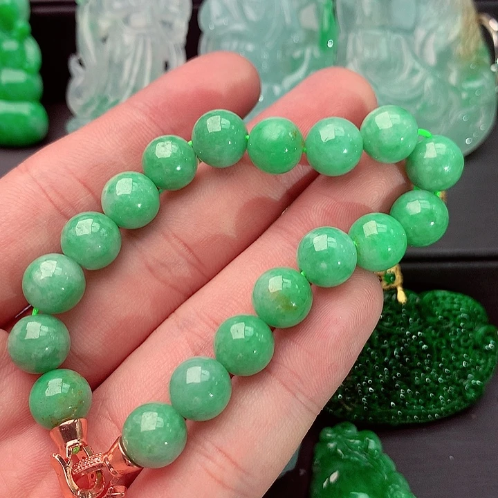 未镶嵌手链翡翠A货