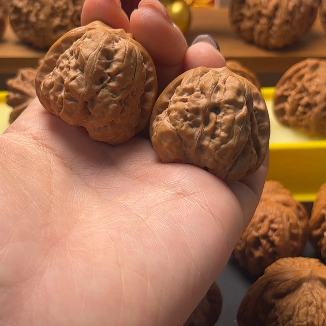 文玩核桃把件蛤蟆头37修