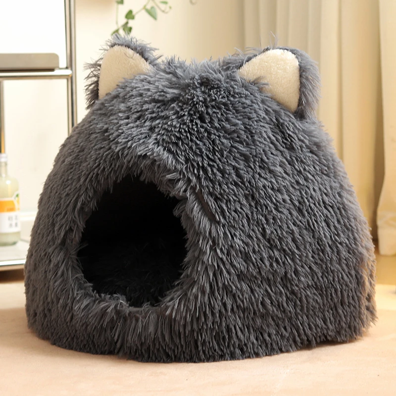 猫窝冬季保暖封闭式安全感四季通用猫帐篷房子床狗窝冬天猫咪睡窝