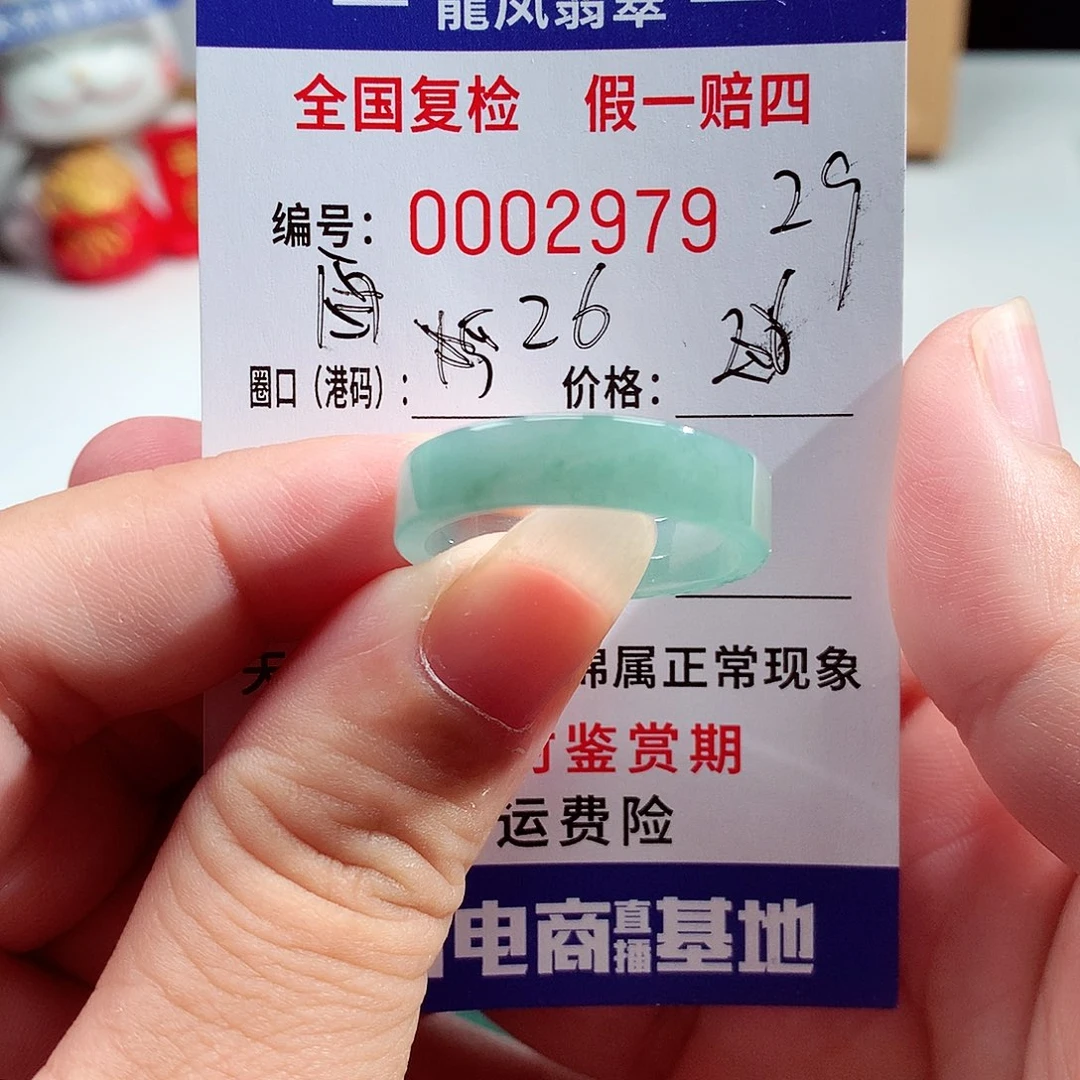 未镶嵌戒指翡翠2979