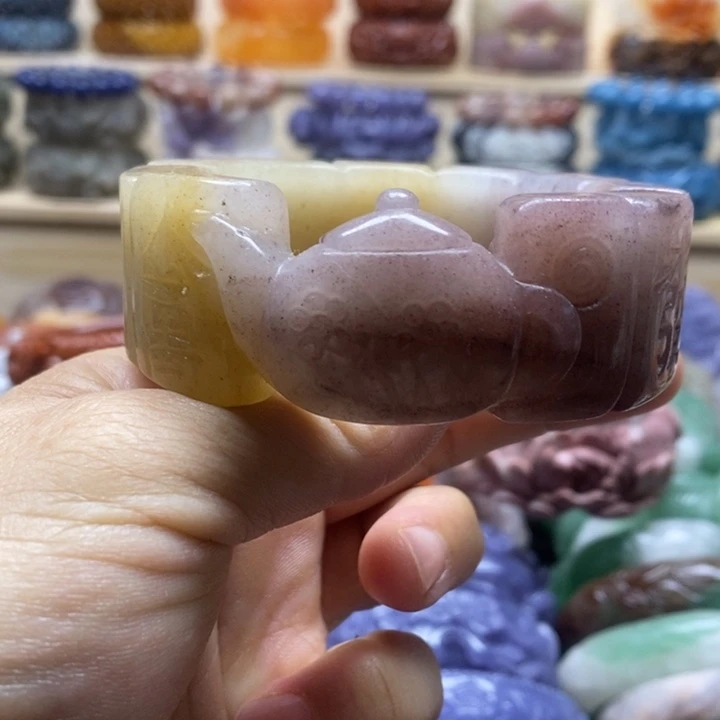 未镶嵌手镯石英质玉