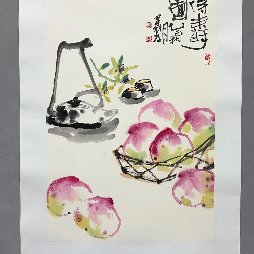 国画亲笔手绘放心去藏