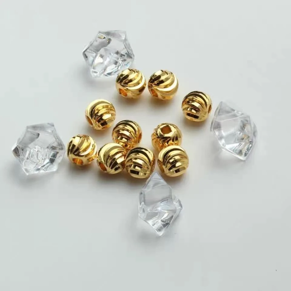 18K   西瓜珠卡8mm配件DIY