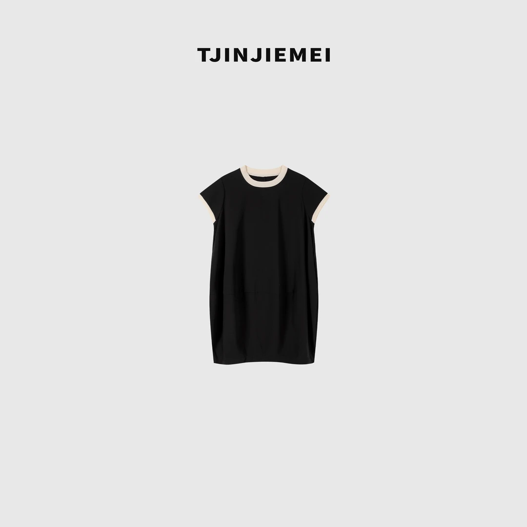 T井姐妹【包容】夏季新款设计感宽松连衣裙LYQ2505-1052