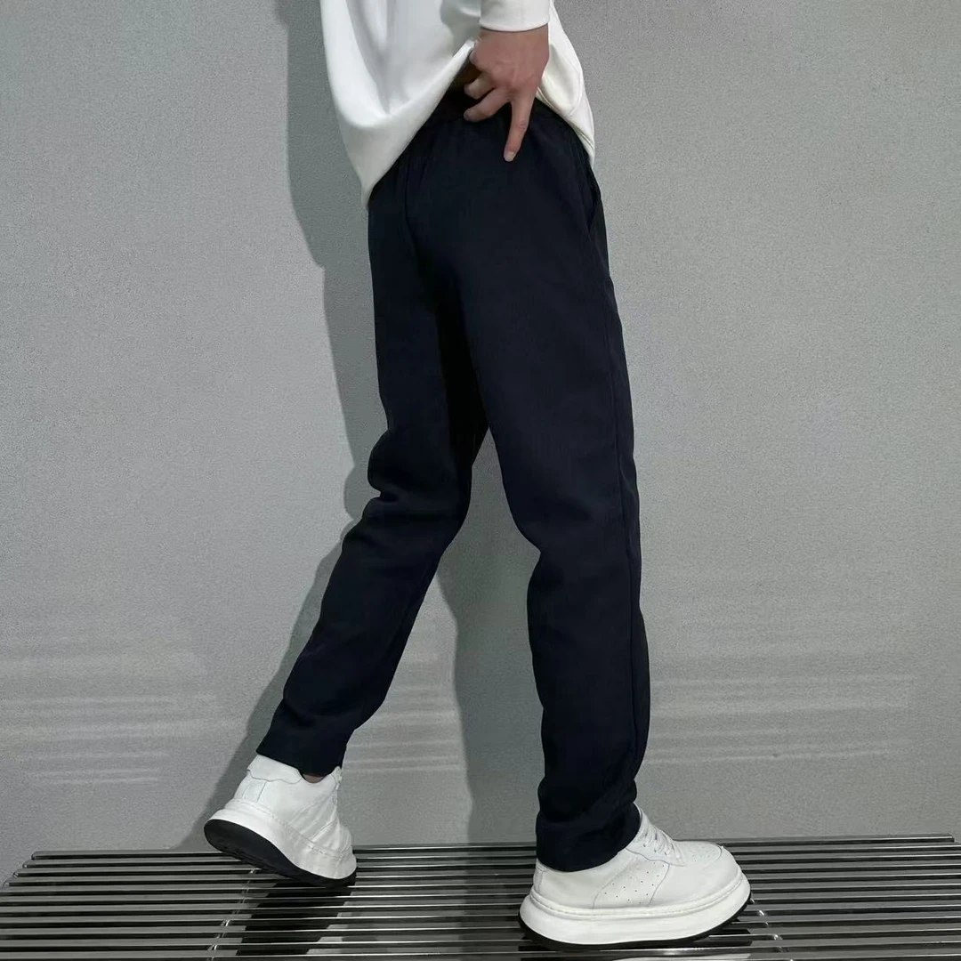 冬季男士博澳绒休闲裤加长【加绒直筒舒适不起球显瘦显高平角口003