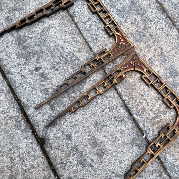 丫***铺香榧木香樟木木雕一对