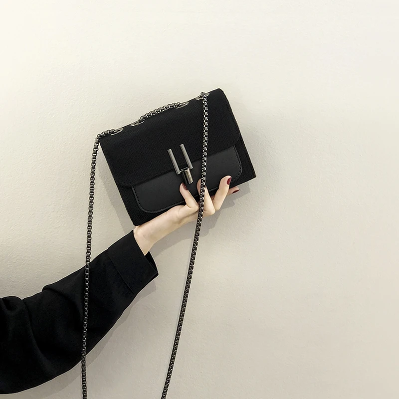 网红质感小众包包女2024秋新款潮女包洋气百搭今年流行链条斜挎包