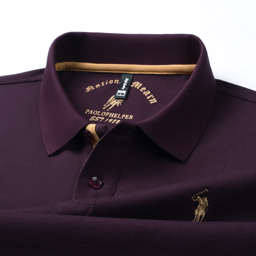 100%纯棉POLO衫做工面料都是精品手感上身舒适度是您想退都不舍得