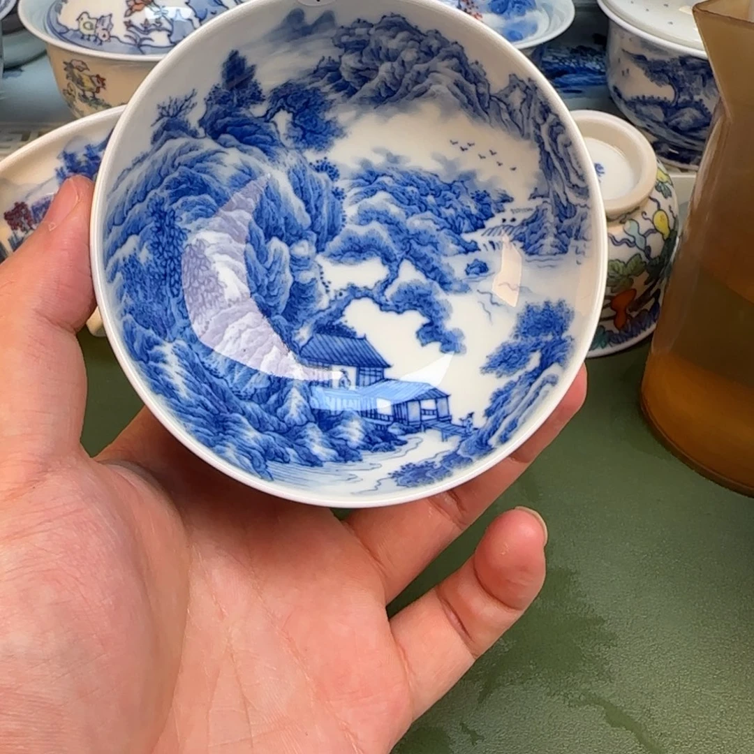 彦祖纯手工手绘茶具170