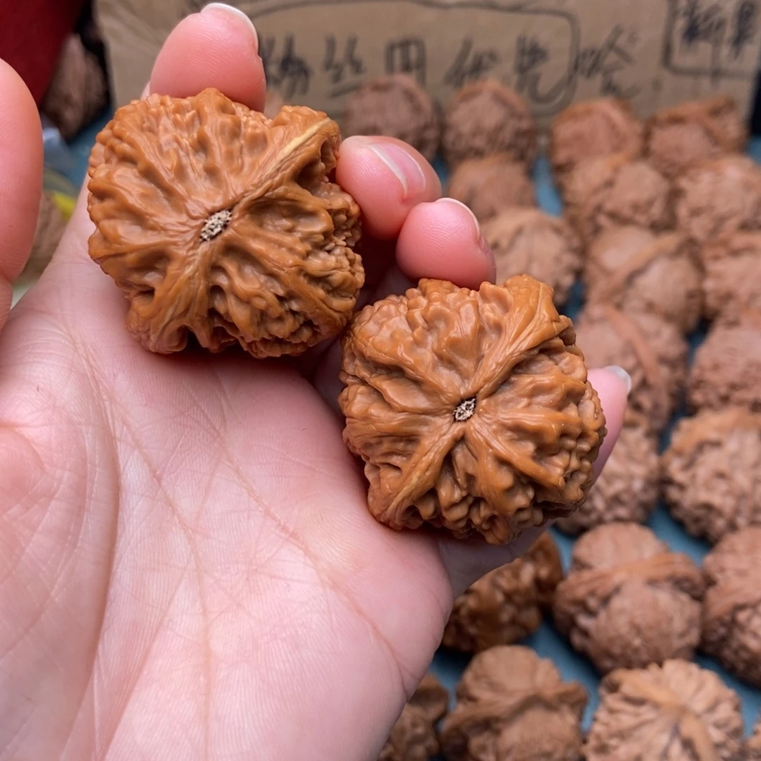 吊坠文玩核桃红锦鲤3