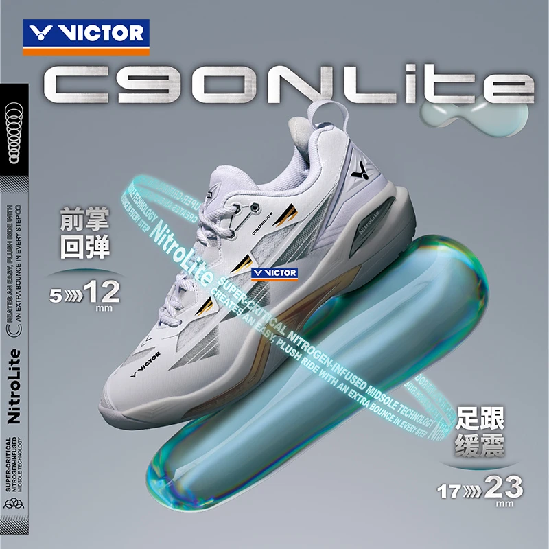 VICTOR/威克多胜利羽毛球鞋C90NL(9700NL)李梓嘉同款全面减震男女