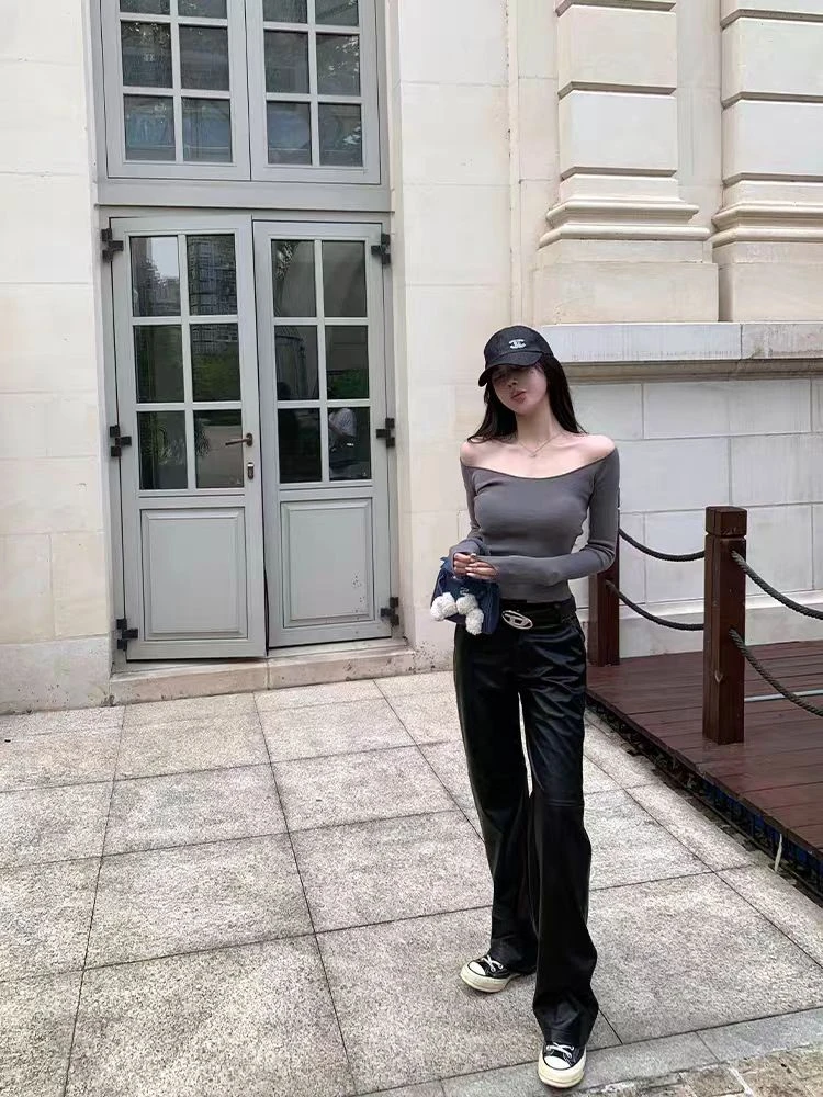 【J14】原创设计【绵软小奶皮】针织毛衣秋季百搭修身套头内搭打底上