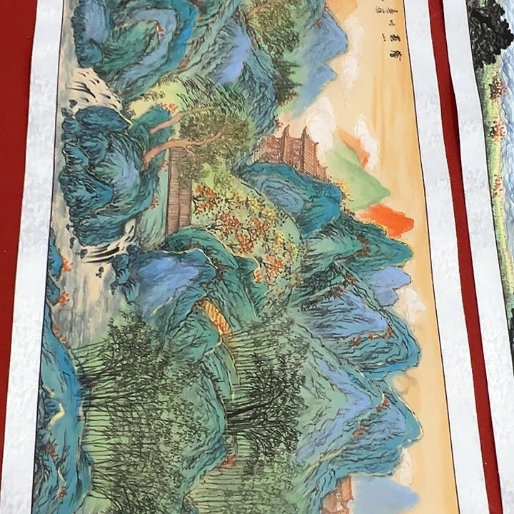 国画新年快乐纯手绘图