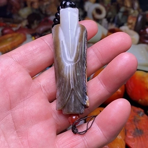 【闪购商品】和田玉未镶嵌挂件大*