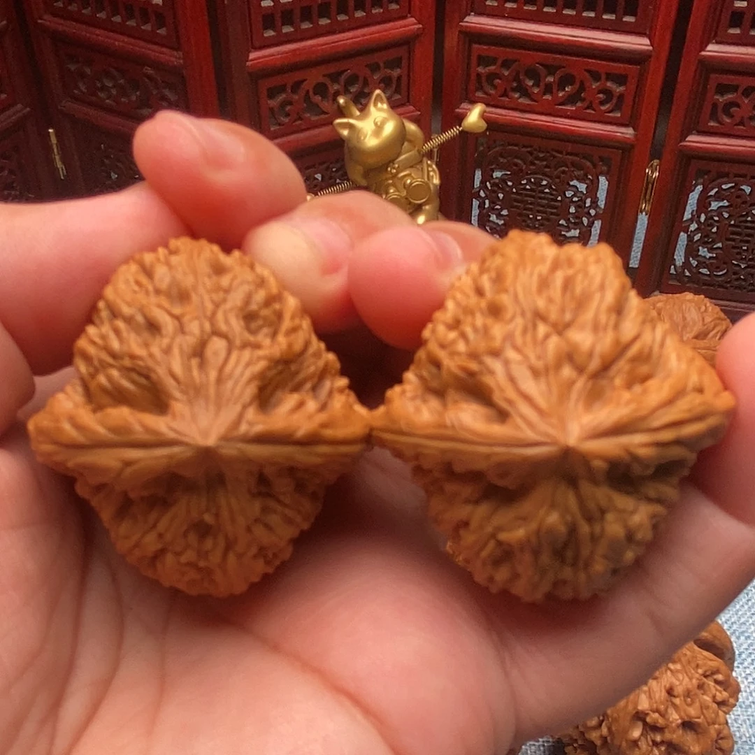 把件文玩核桃38精品三角南疆