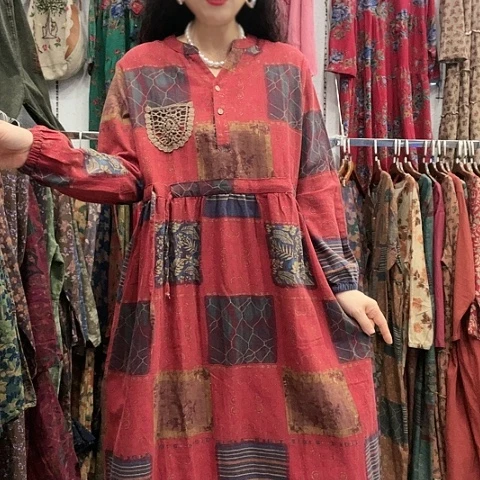 招财猫收腰裙839-6