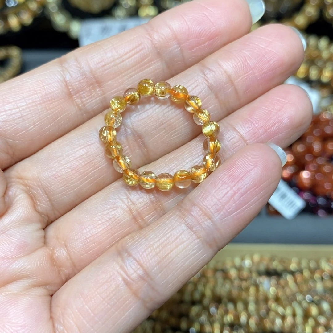 水晶戒指未镶嵌钛晶